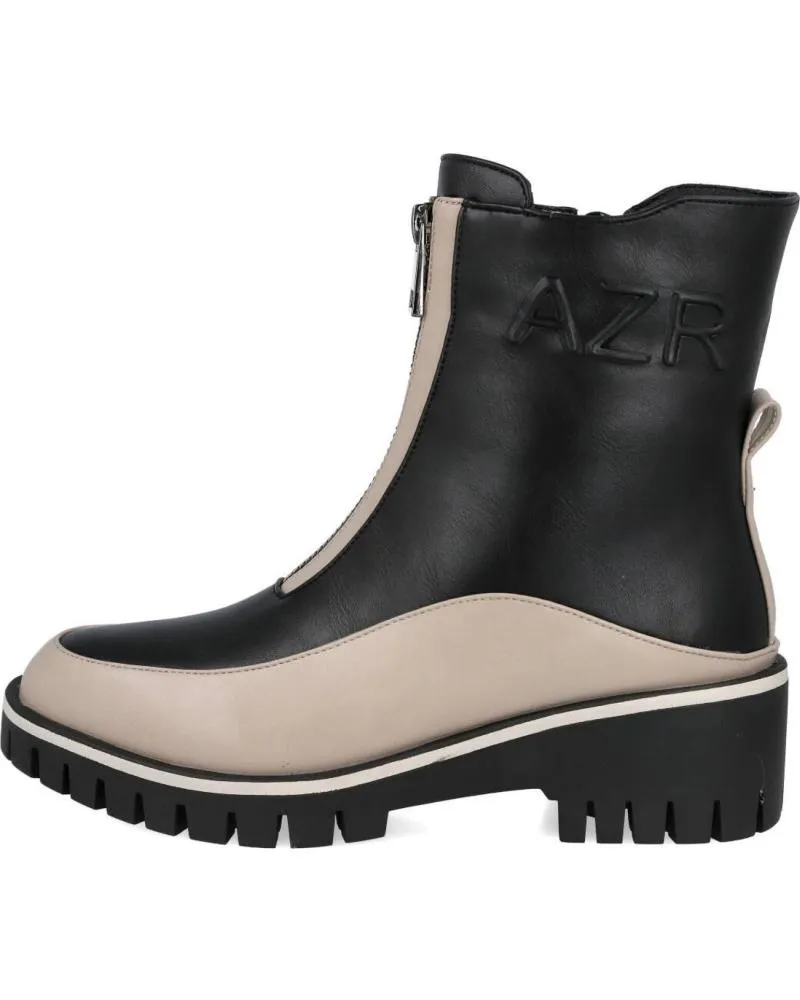 Botas AZAREY  de Mujer 462H984 BOTIN SPORT BAJO BICOLOR  NEGRO