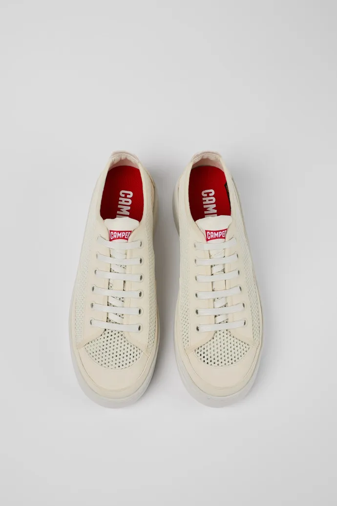 Runner Sneaker de tejido blanca para mujer